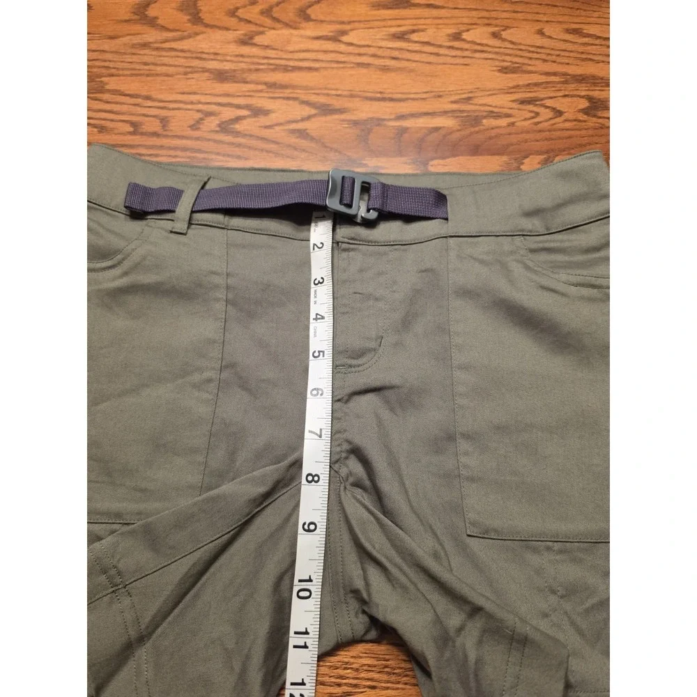 NWT Pearl‎ Izumi Rove Shorts Womens Sz 4 Olive Green Belted Casual Cycling 5.5
